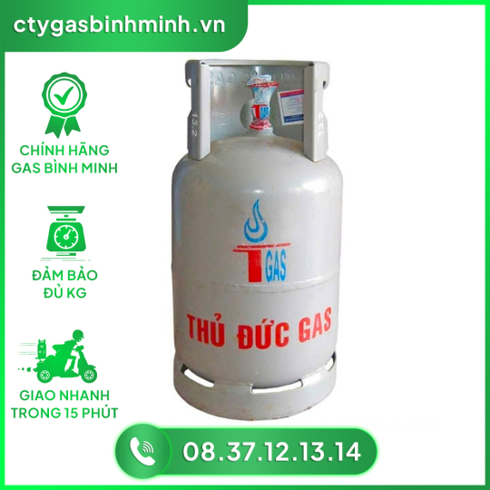 Bộ Bình Gas Thủ Đức Xám 12kg