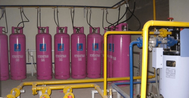 Lắp đặt bình gas cho quán ăn