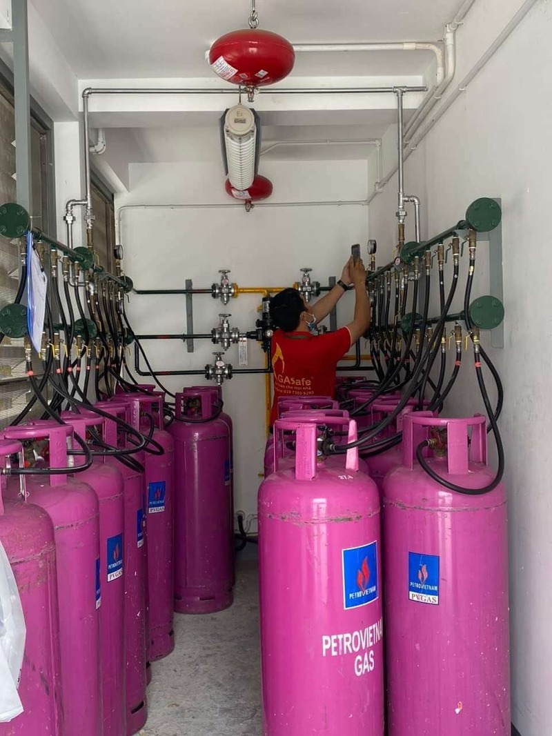 Lắp đặt bình gas cho quán ăn