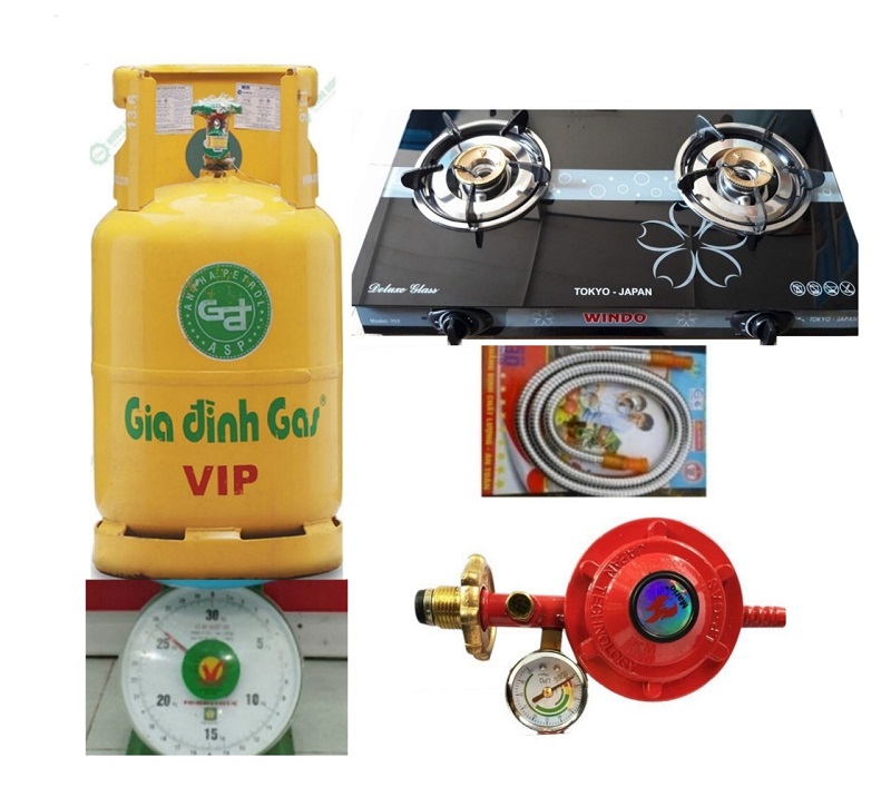 các loại bộ bình bếp gas