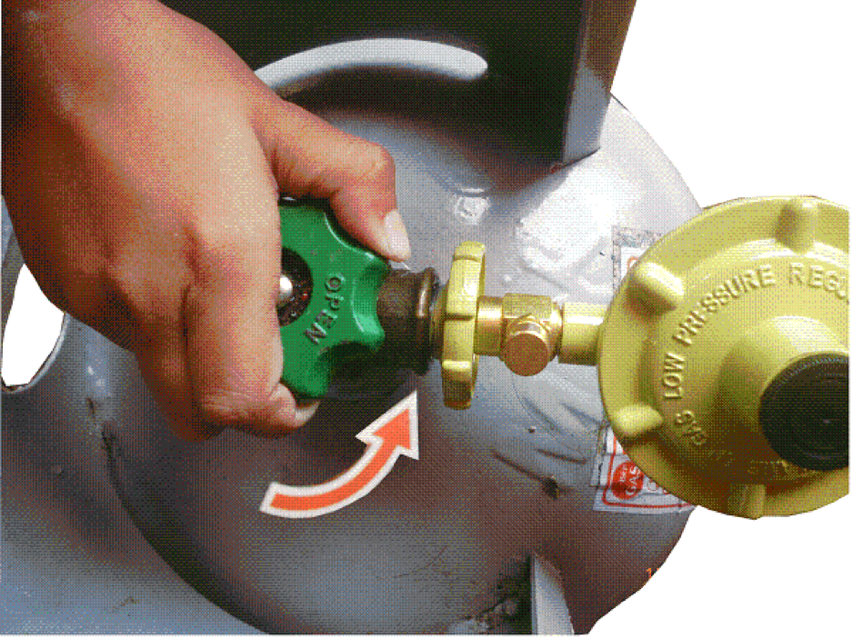 Bước 5: Kiểm tra rò rỉ gas bằng dung dịch xà phòng